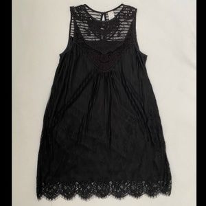 Black Lace Short Dress
